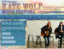 Tablet Screenshot of katewolfmusicfestival.com